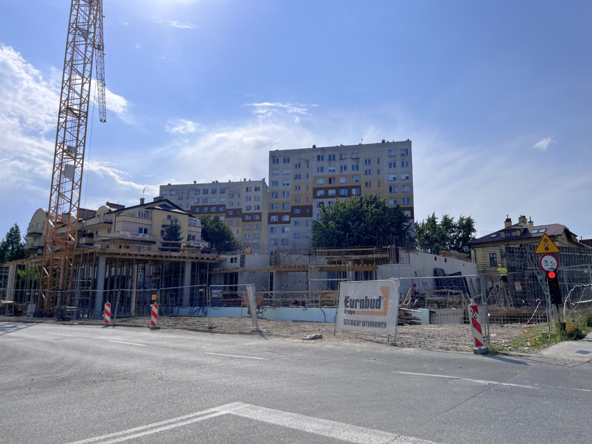 Budowa Capital Towers Residence przy skrzyżowaniu ulic Lenartowicza i Podpromie [SIERPIEŃ 2023]